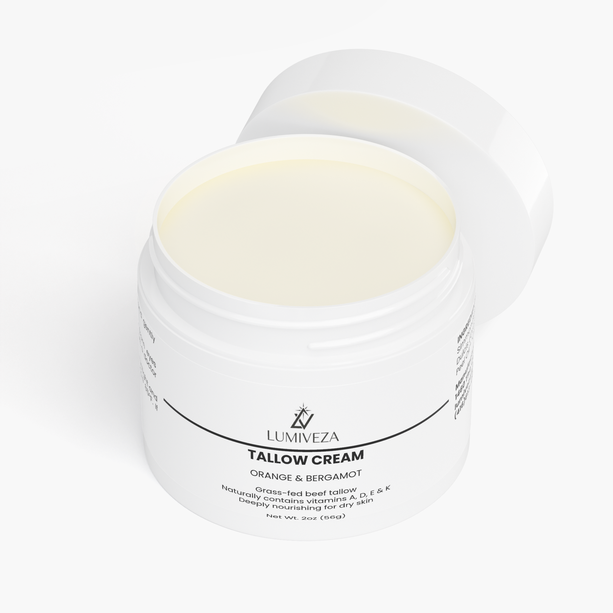 Tallow Cream Orange & Bergamot