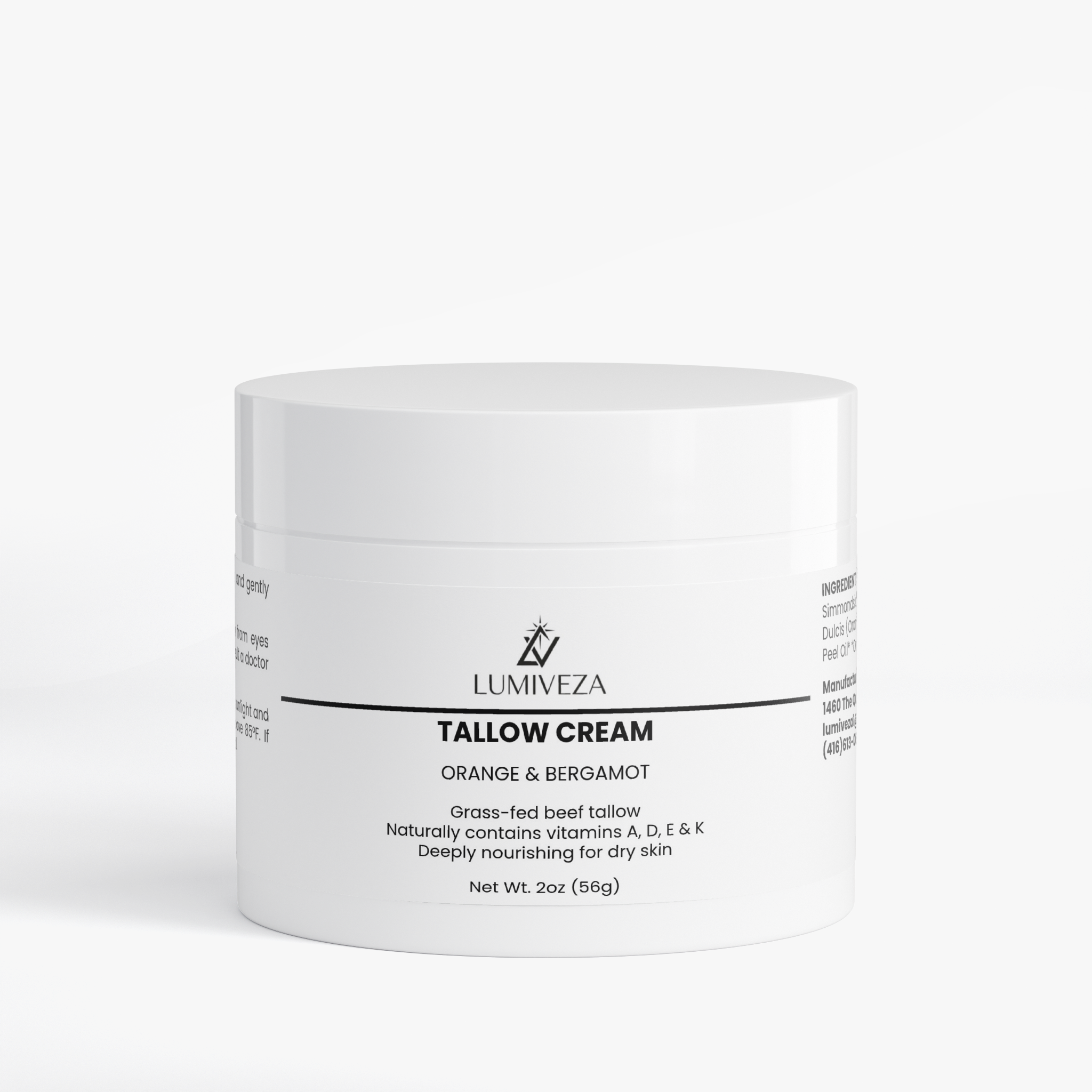Tallow Cream Orange & Bergamot