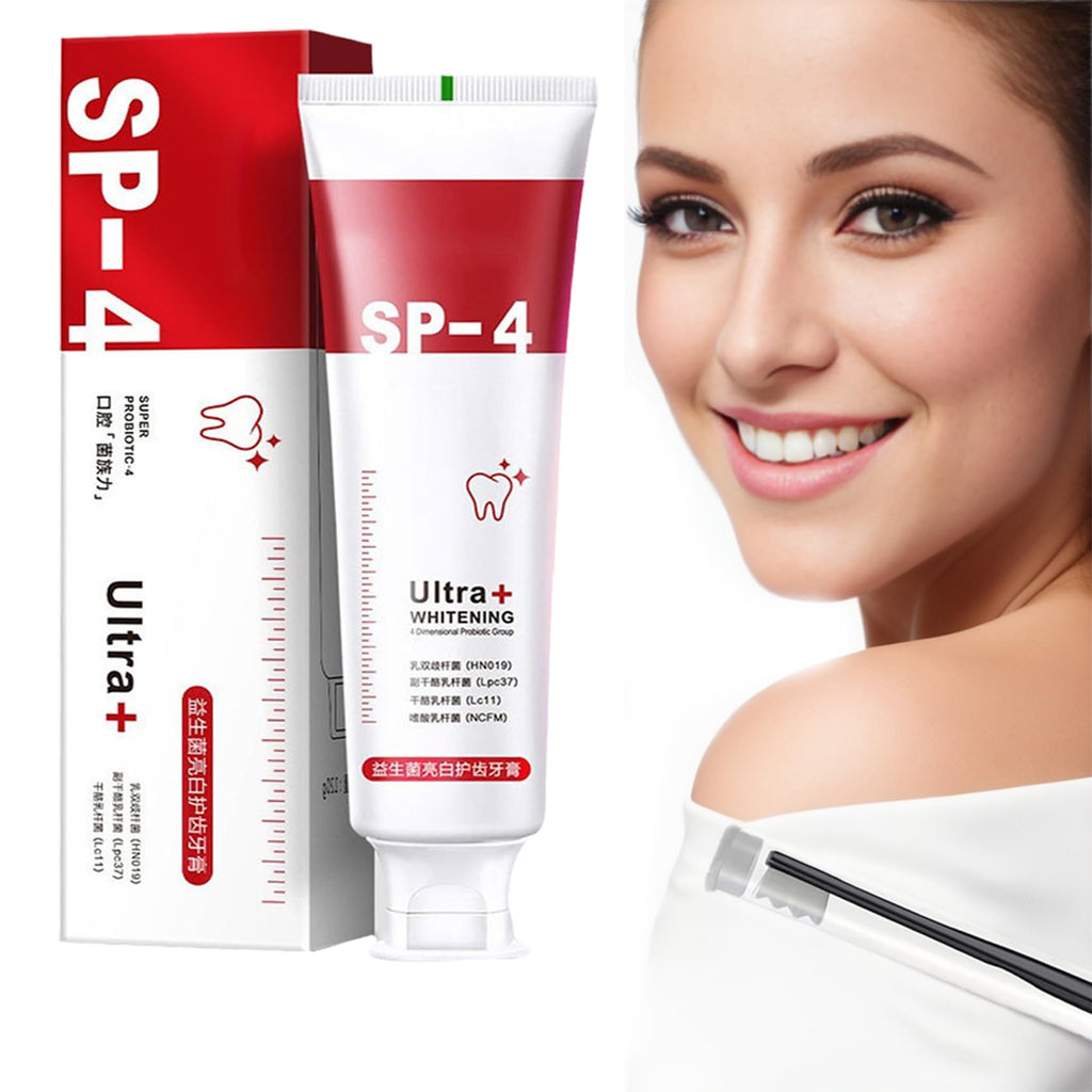SP-7 Probiotic Whitening Toothpaste Sp 6 Toothpaste Ultra Whitening Toothpaste Sp-6 Sp-4 Ultra Whitening Sp-4 Probiotic Toothpaste Whitening Yayashi Sp-4 Toothpaste (Red)
