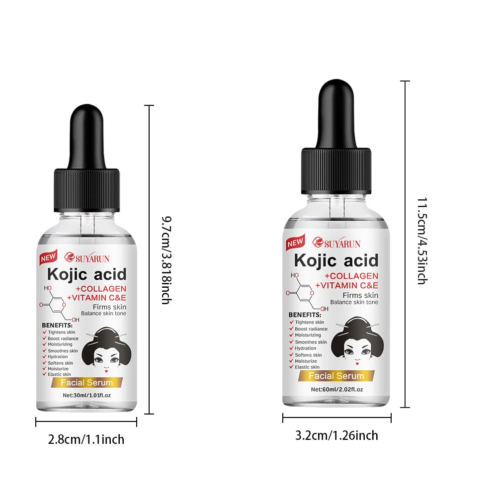 SUYARUN Propolis, Vitamin E & Kojic Acid Brightening Face Serum | Fades Dark Spots & Evens Skin Tone