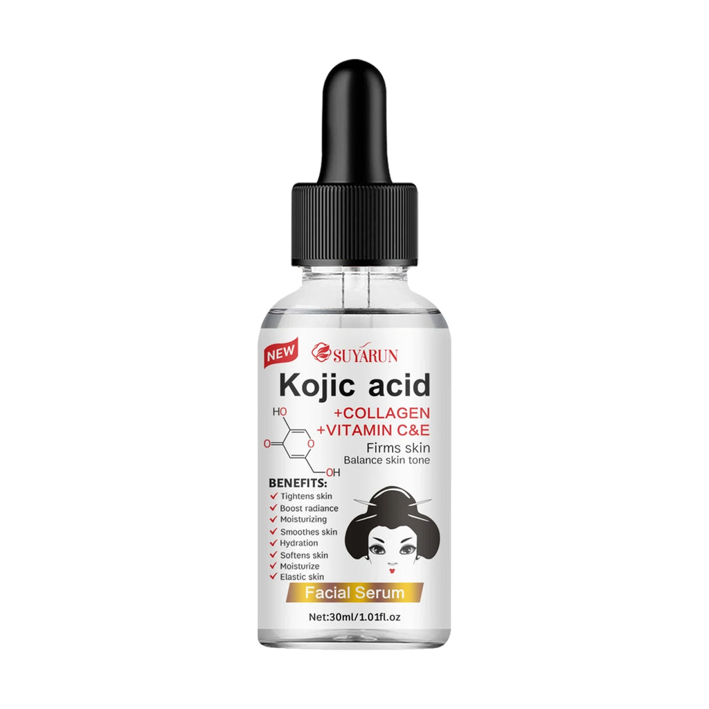 SUYARUN Propolis, Vitamin E & Kojic Acid Brightening Face Serum | Fades Dark Spots & Evens Skin Tone