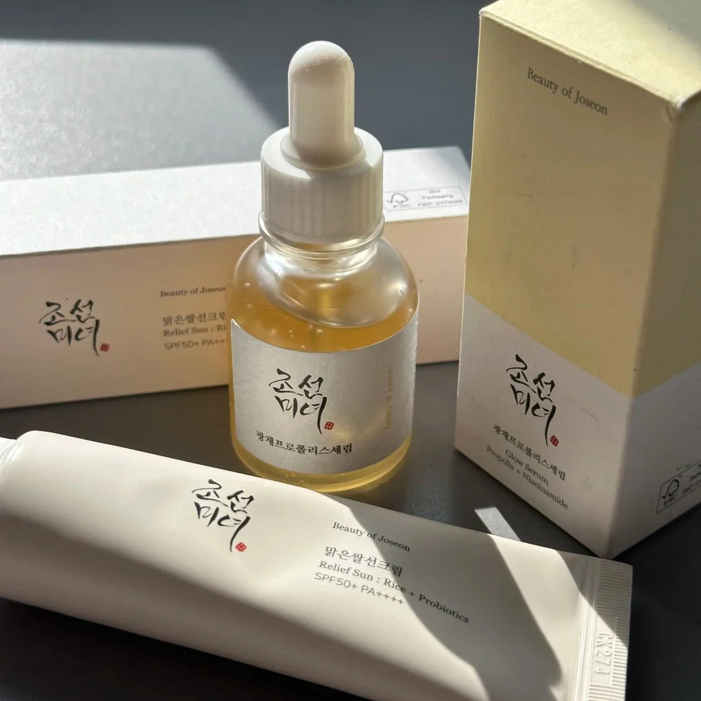 Beauty of Joseon Korean Skincare Set - Refreshing Face Toner Moisturizing Face Cream