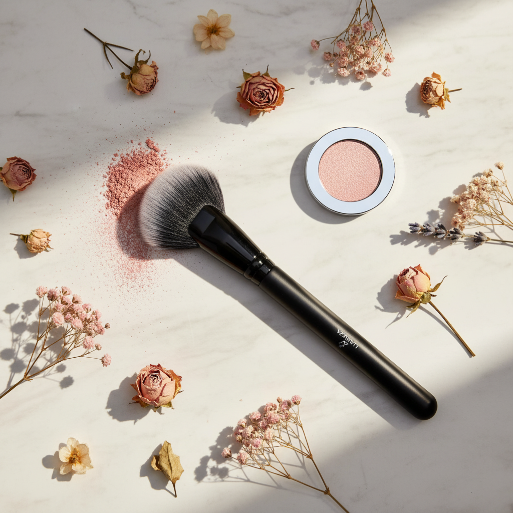 Fan Brush Flatlay