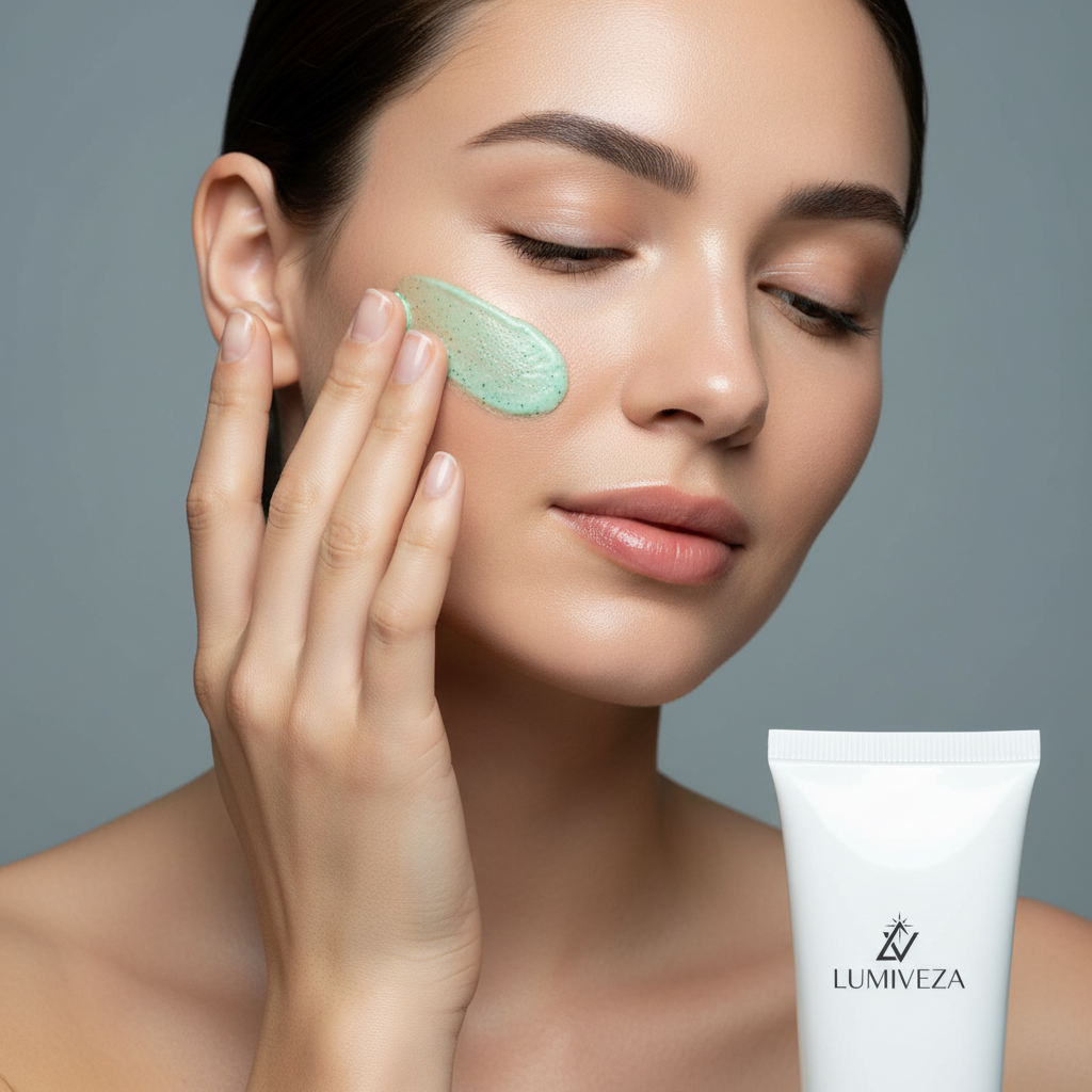 LUMIVEZA Mint Exfoliating Facial Polish - Lifestyle