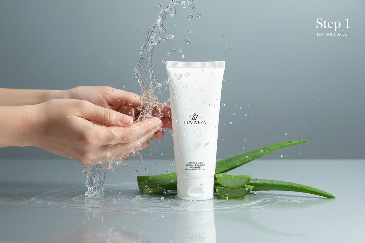 Hydrating Facial Cleanser – Gentle Daily Face Wash with Aloe Extract & Glutamic Acid 100ML