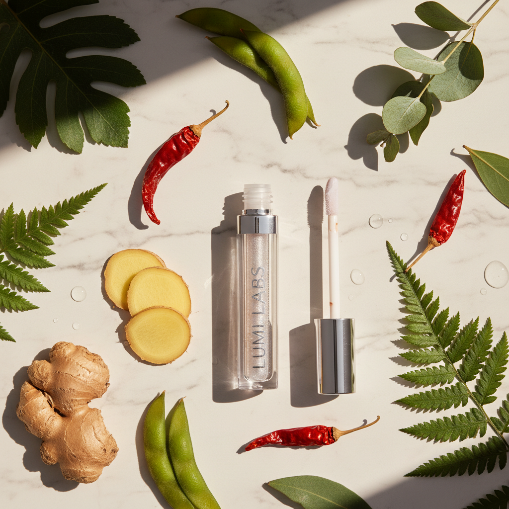 Lip Plumper Flatlay