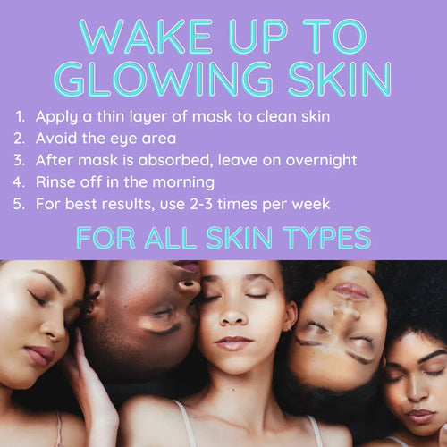 Overnight Hydrating Antioxidant Brightening Vitamin C Hyaluronic Acid Mask